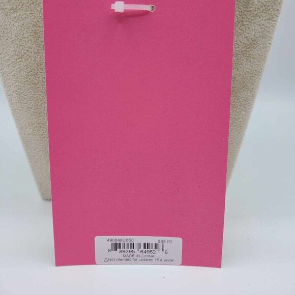 Betsey Johnson Pink Bear Key Ring Handbag Charm NWT!  NEW! - Picture 7 of 8